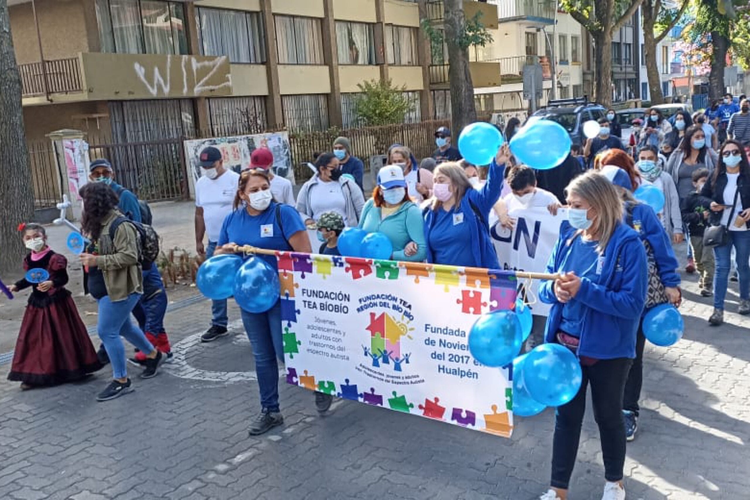 Día de Concientización del Autismo: Marcha en Concepción reunió a más de 20 agrupaciones