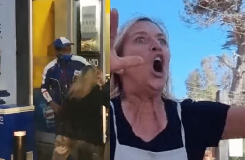 Mujer de Maitencillo vuelve a ser viral: La grabaron protagonizando escándalo en local de servicentro