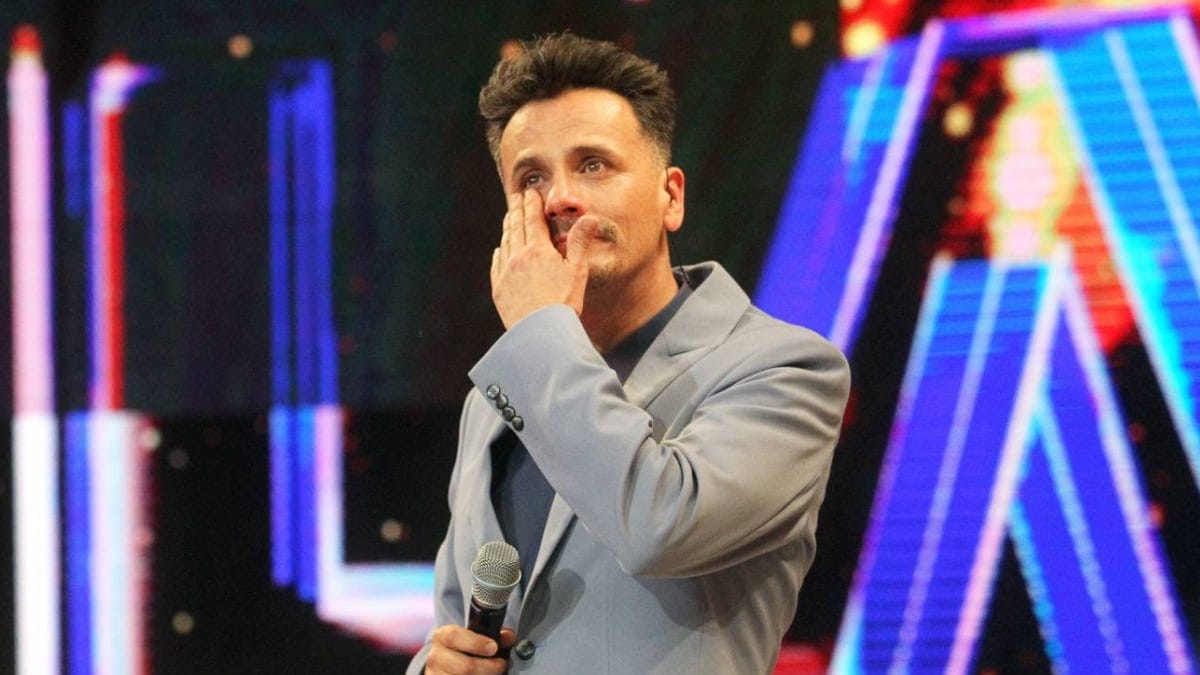 Sergio Lagos se quebró en la final de “Aquí se Baila” tras recordar a fallecido ser querido