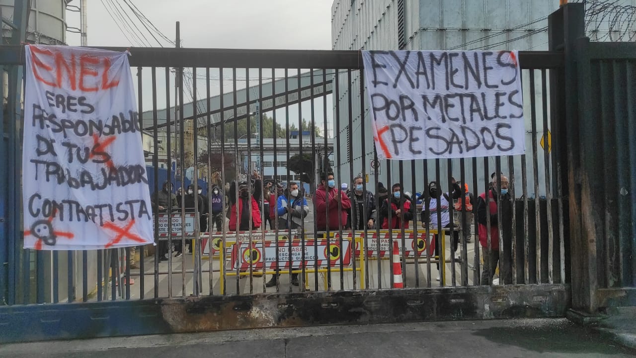 Trabajadores contratistas inician huelga de hambre en toma de Bocamina II de Coronel