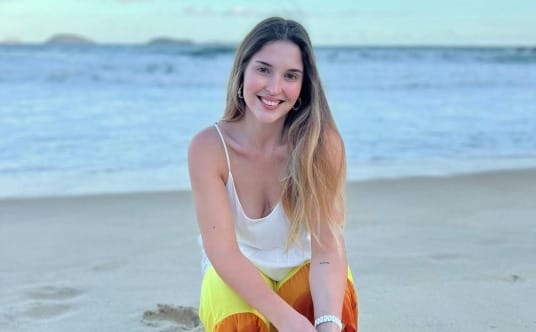 Belén Soto sorprendió al dar un extremo paseo en su paradisíaco viaje a Brasil