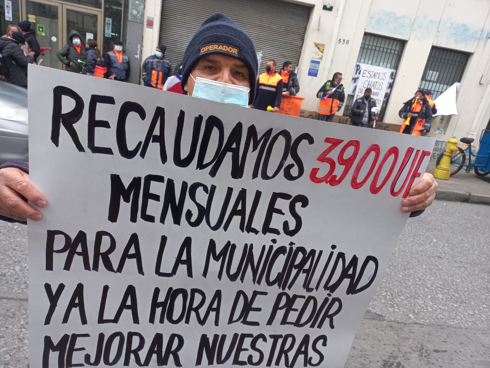 Trabajadores del parquímetro de Concepción en paro indefinido: Piden aumento de sueldo