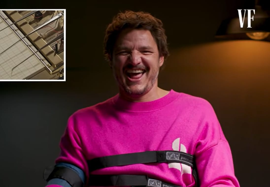“Habla en inglés y se ríe en chileno”: El ataque de risa de Pedro Pascal tras someterse a un detector de mentiras