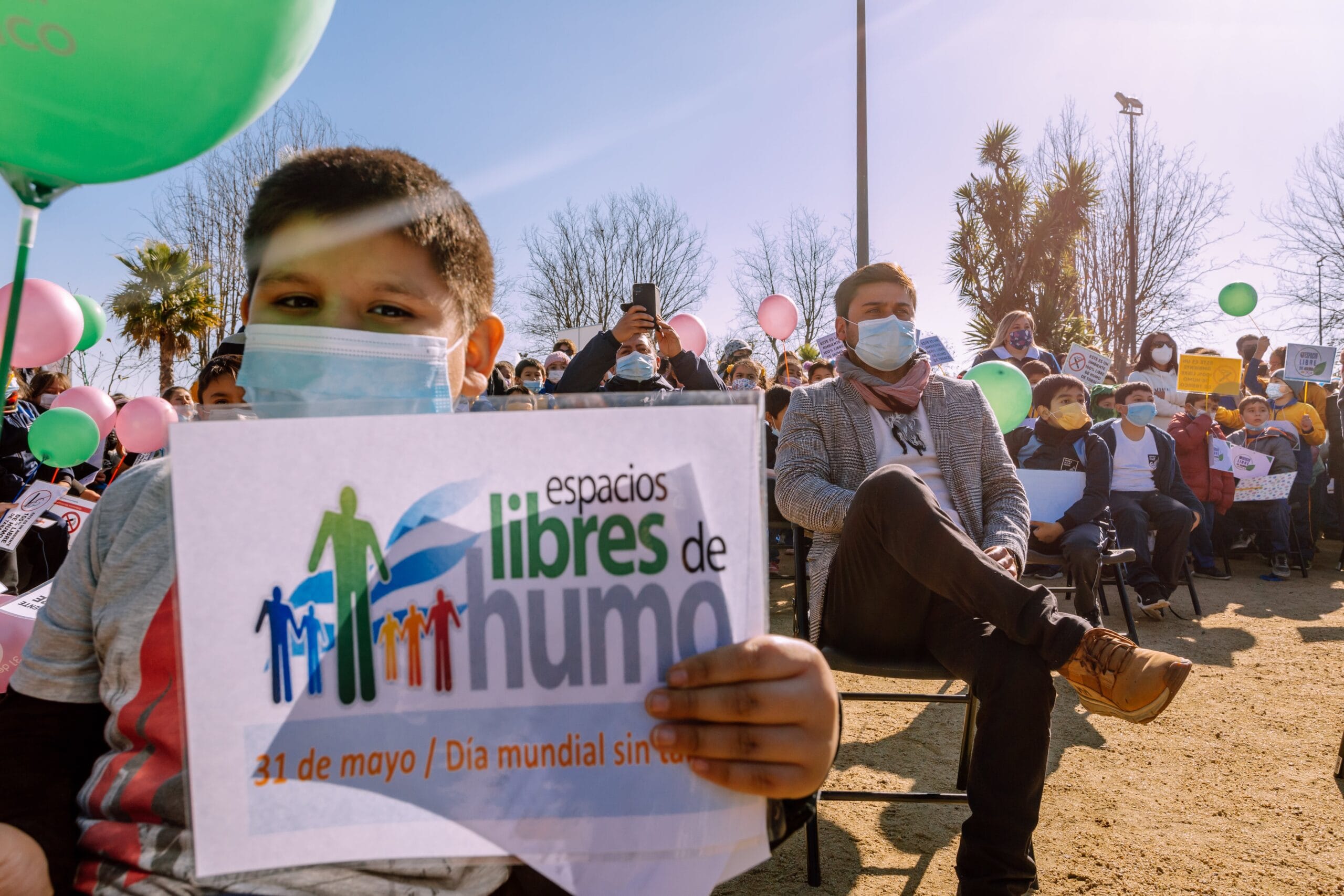 Declaran a la plaza Los Conquistadores de Penco como zona libre de humo