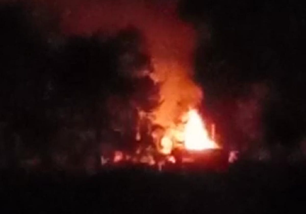 Ataque incendiario dejó una vivienda consumida en Cañete: Contaba con medida de protección
