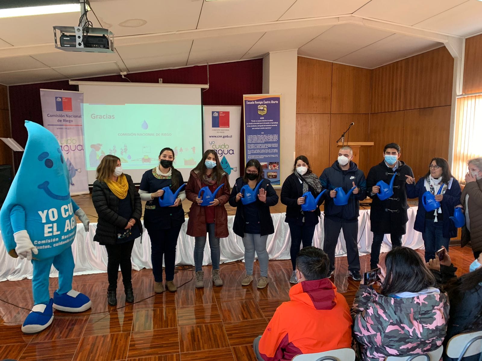 Comisión Nacional de Riego y Escuela Remigio Castro de Coronel unen esfuerzos para cuidar el agua 