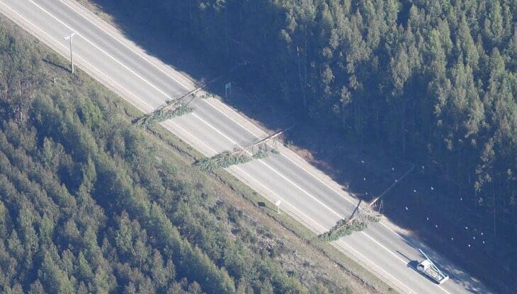 Cierran ruta del Biobío tras ser bloqueada por sujetos armados