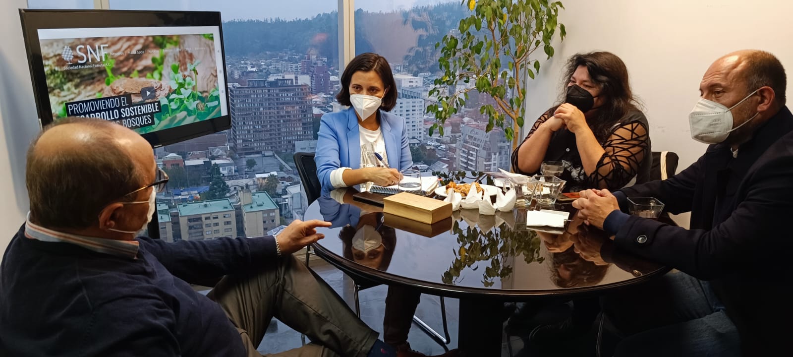 Autoridades se reunieron para abordar temas de pymes forestales de la Región del Biobío