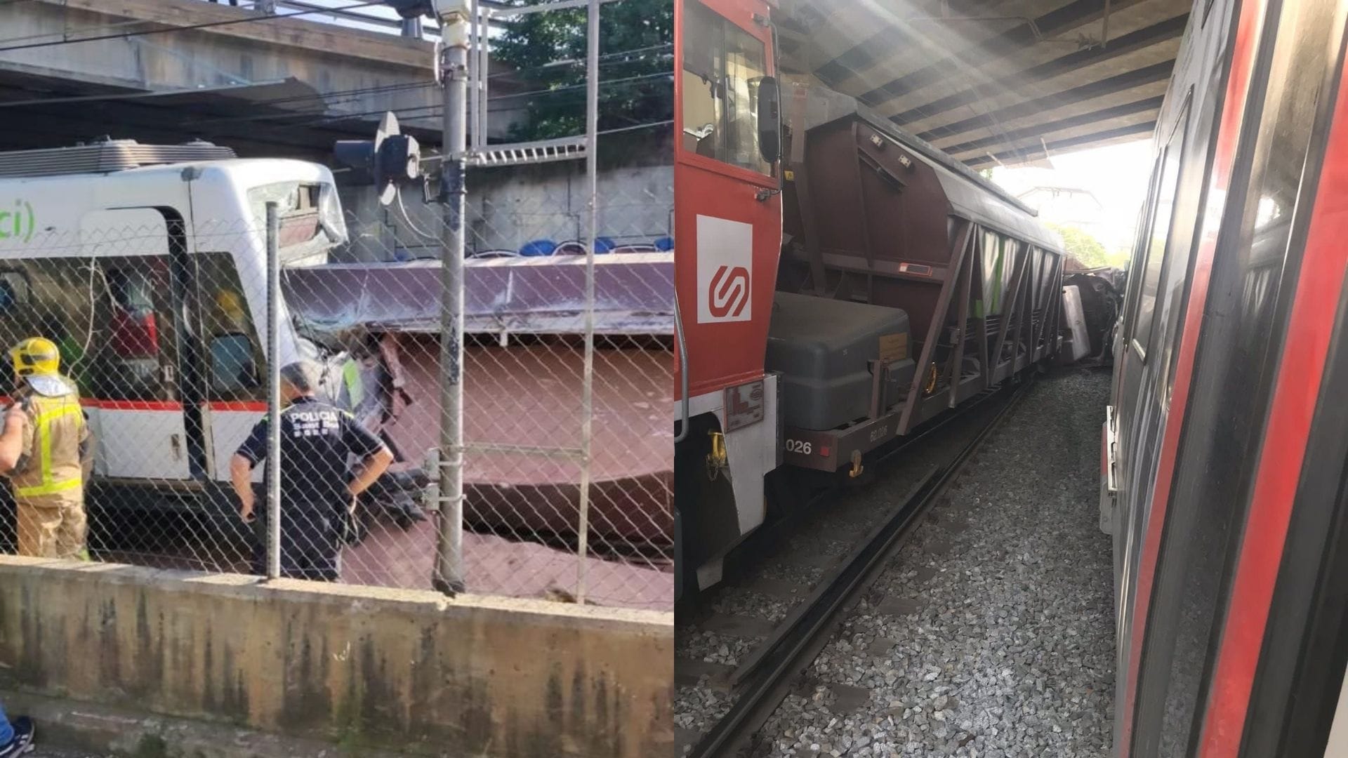 Un muerto y más de 80 heridos tras choque de trenes en Barcelona