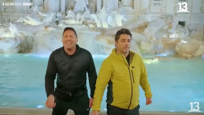 El insólito deseo de Zabaleta en la famosa Fontana di Trevi: “Que el guatón pague todo”