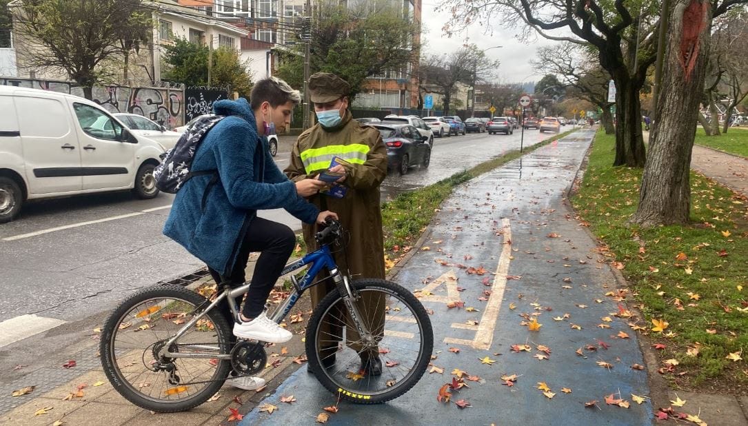 Carabineros entrega recomendaciones para evitar robo de bicicletas en Concepción