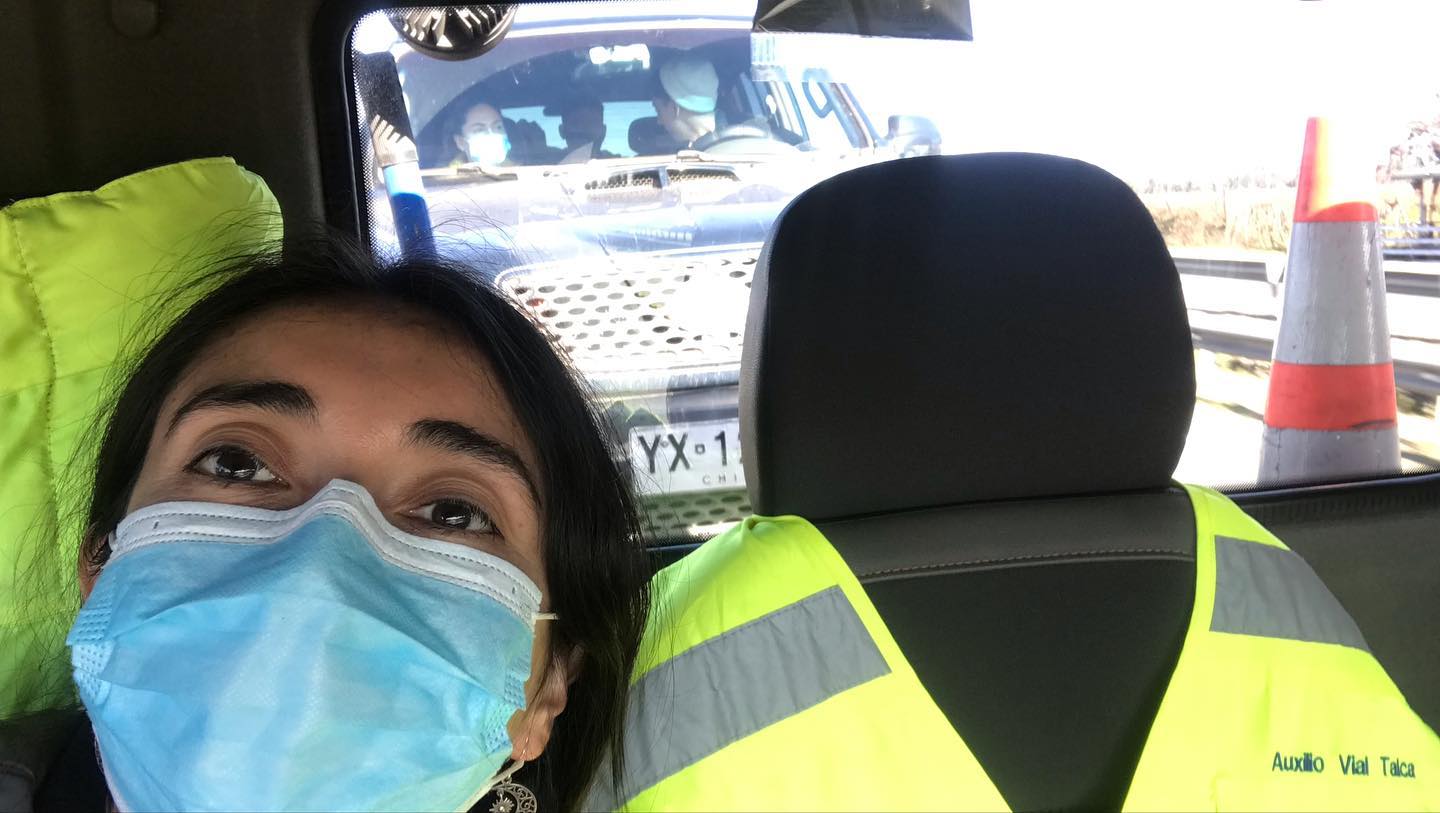 Incidente vehicular frustró visita de María Elisa Quinteros, presidenta de la Convención, a la UdeC