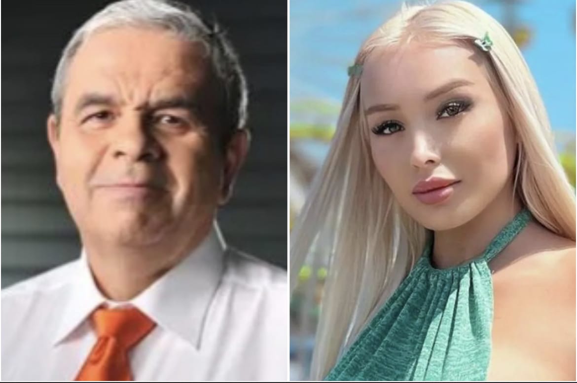 Descubren a Aldo Schiappacasse viendo fotografías de Daniella Chávez en pleno programa