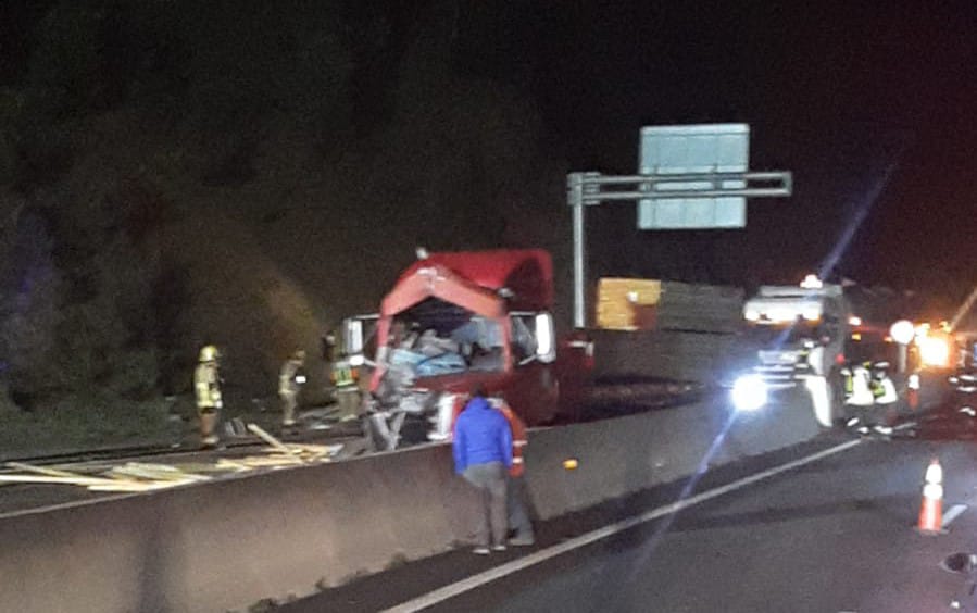 Accidente de tránsito dejó un fallecido en ruta que une a Concepción y Cabrero