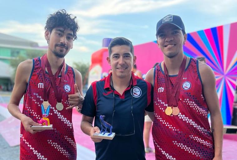 El Para Atletismo del Biobío brilló en lo más alto del podio en México