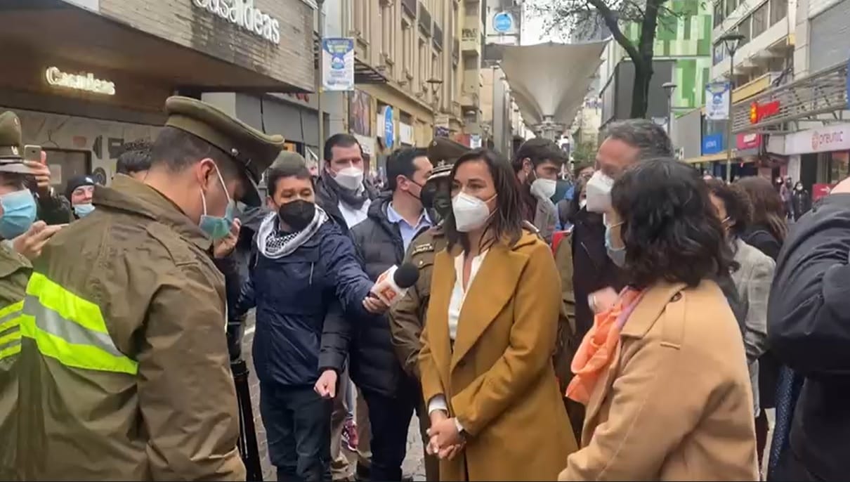 Ministra Siches valoró copamiento preventivo en Concepción: Comercio aumentó sus ventas en un 15%