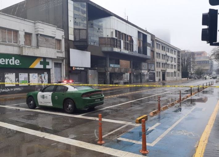 Objeto sospechoso en Galería Ymca genera operativo policial y bloqueo del tránsito en O’Higgins