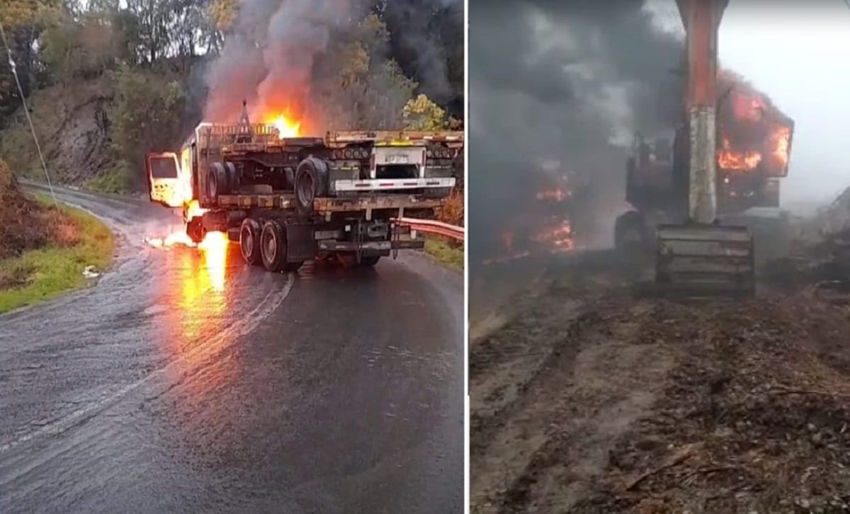CAM se adjudica serie de ataques incendiarios en La Araucanía