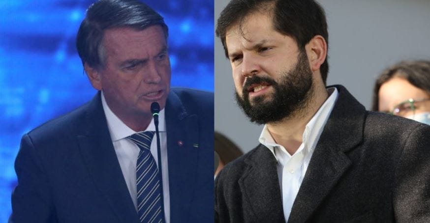 Bolsonaro acusa que Boric “practicó actos de prender fuego al Metro” durante estallido social