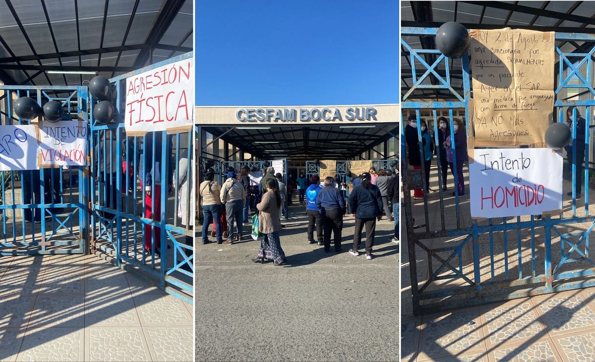 Paralización por inseguridad en Cesfam Boca Sur logra hito para frenar violencia en el recinto