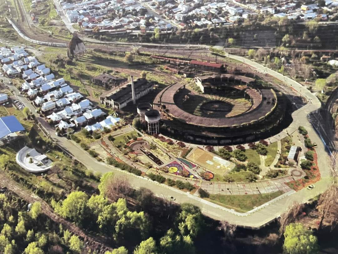 Presentan proyecto para reparar exestación de ferrocarriles en San Rosendo y sea declarada monumento nacional