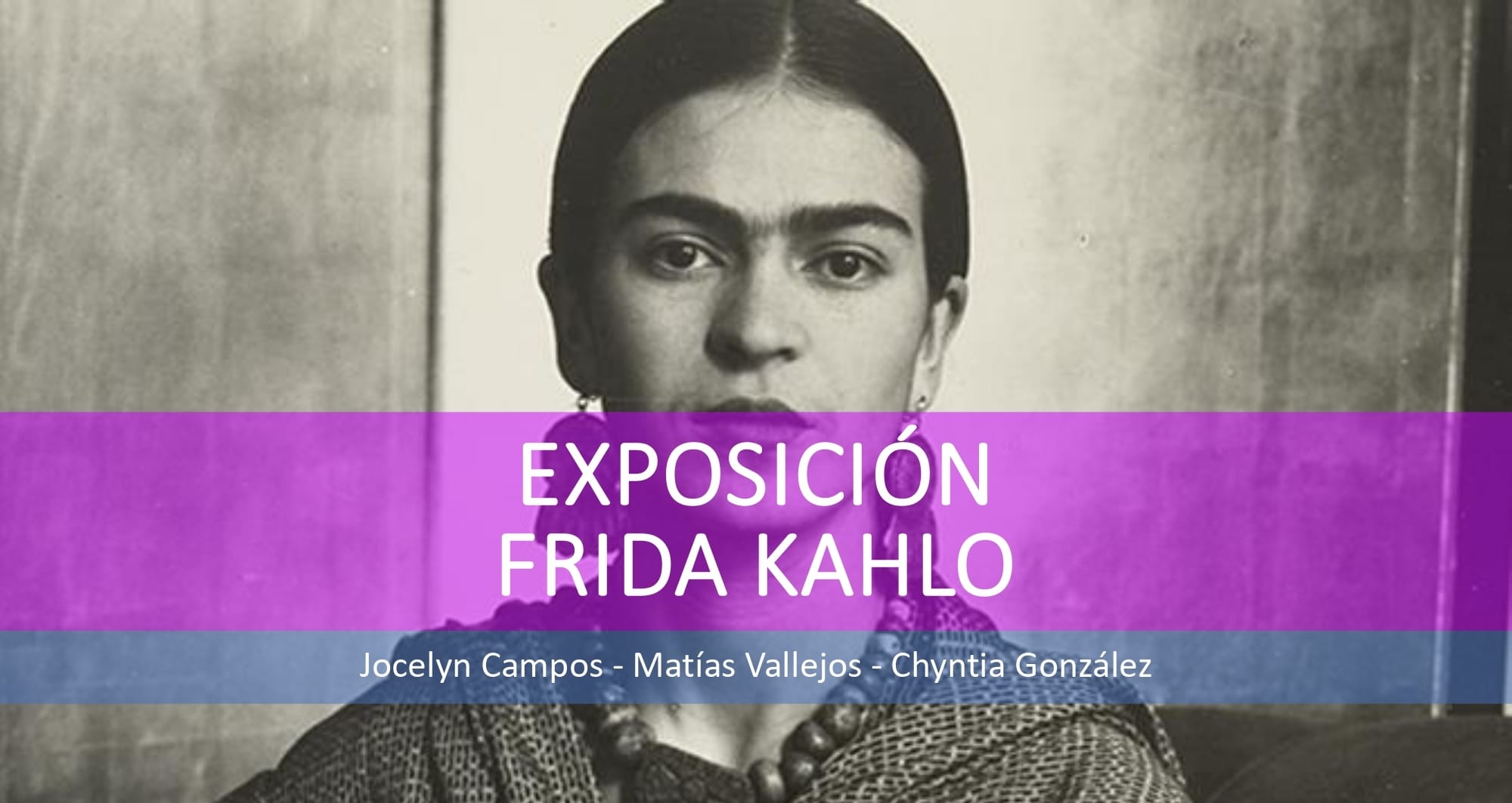 Con foto exposición Concepción rinde homenaje a Frida Kahlo