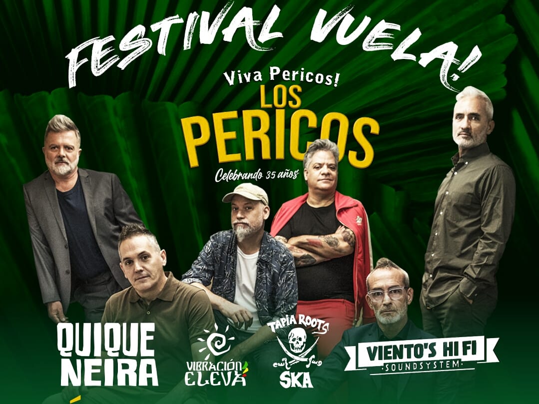 Los Pericos se presentan este sábado en el Festival Vuela! en Concepción