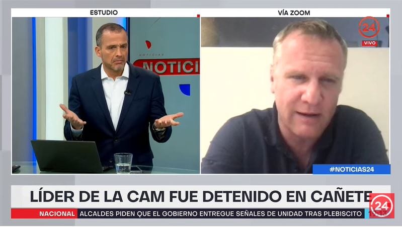 “Habla con un senador, para que se ubique…”: Tenso cruce entre Felipe Kast e Iván Núñez por detención de Llaitul