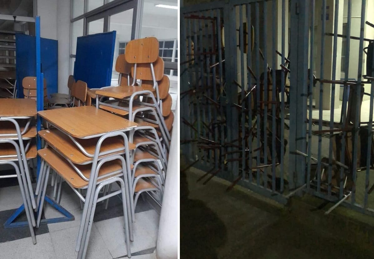 Toma de Liceo A-21 en Talcahuano: Estudiantes acusan graves problemas de infraestructura