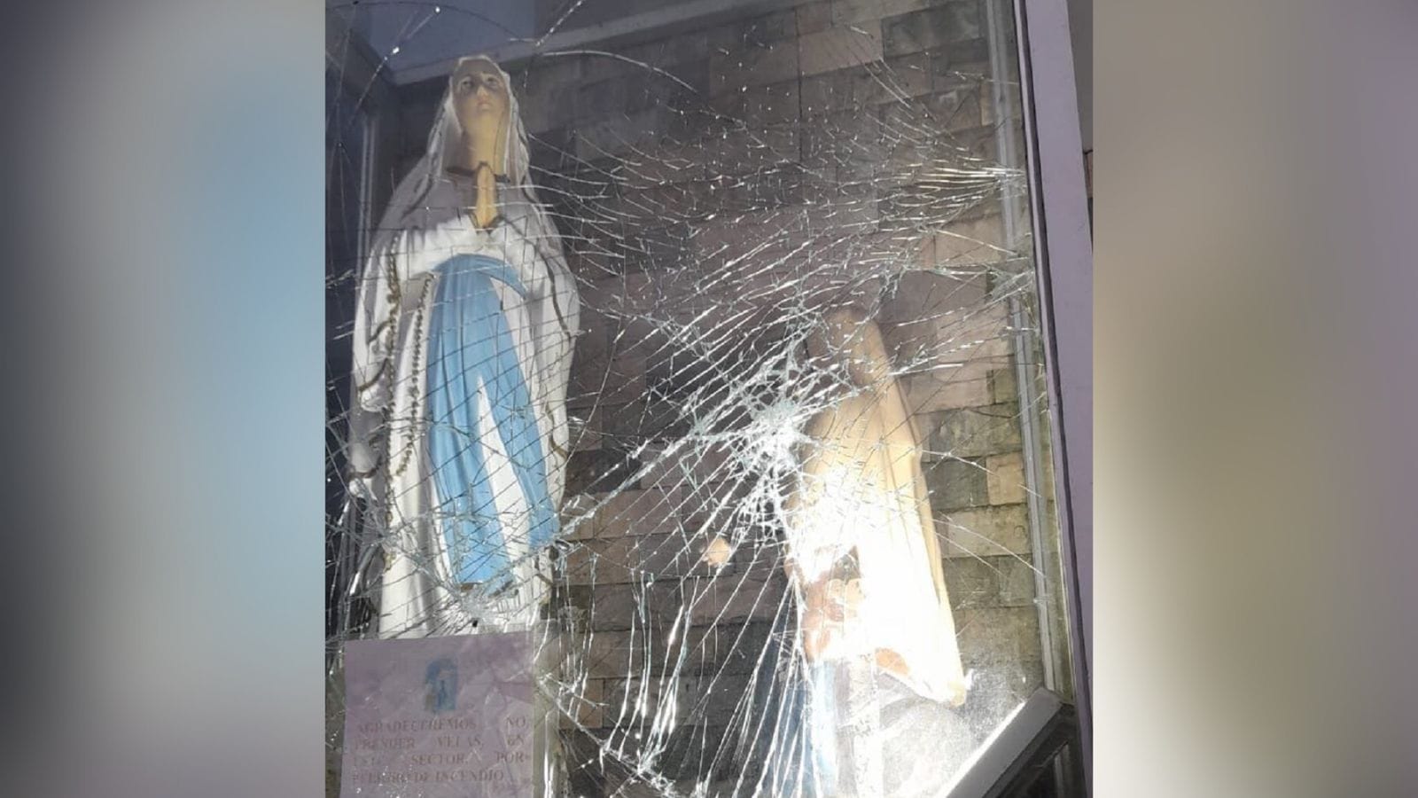 Antisociales atacan parroquia Lourdes de Concepción