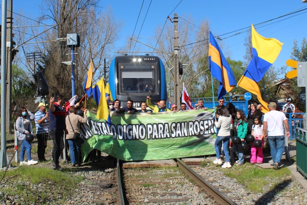 San Rosendo y EFE Sur retoman conversaciones para regularizar cruce de acceso a anhelado estadio