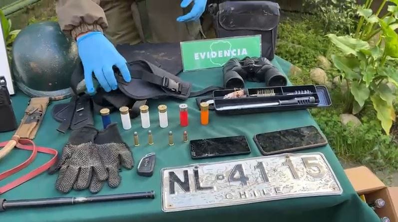 Dejan preso a comunero mapuche que tenía municiones: Lo pillaron ebrio en un auto robado