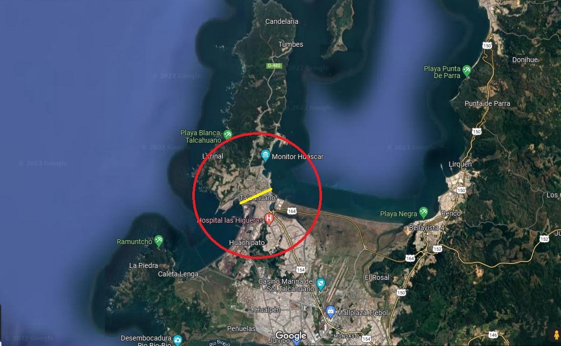 Geofísicos UdeC plantean construir un canal para descontaminar Bahía de San Vicente en Talcahuano