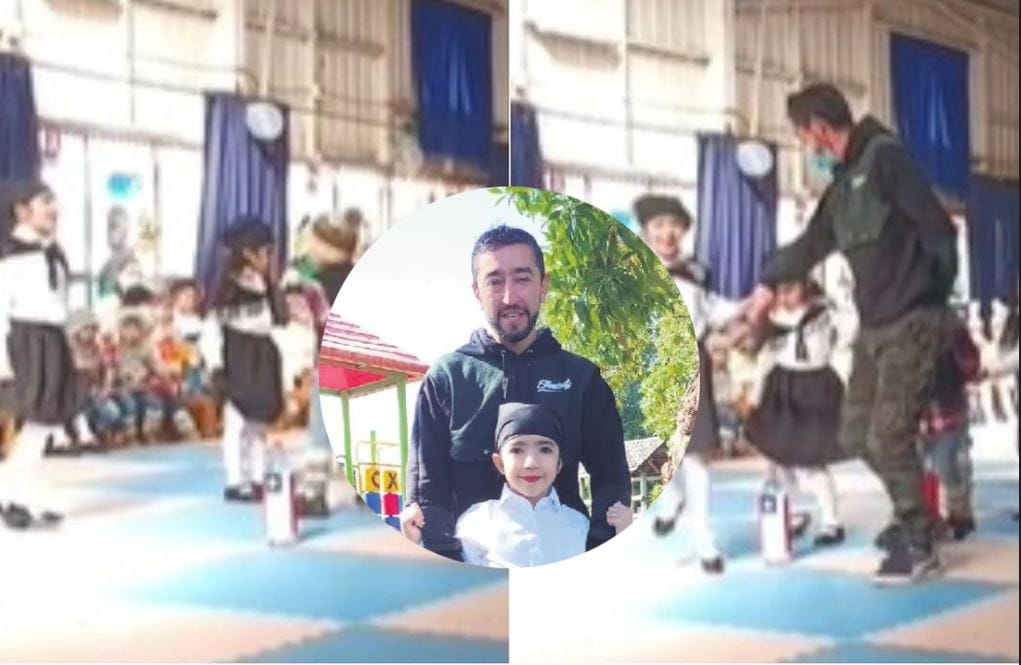 La historia del padre que entró al escenario para que su hija no bailara sola en Chiguayante