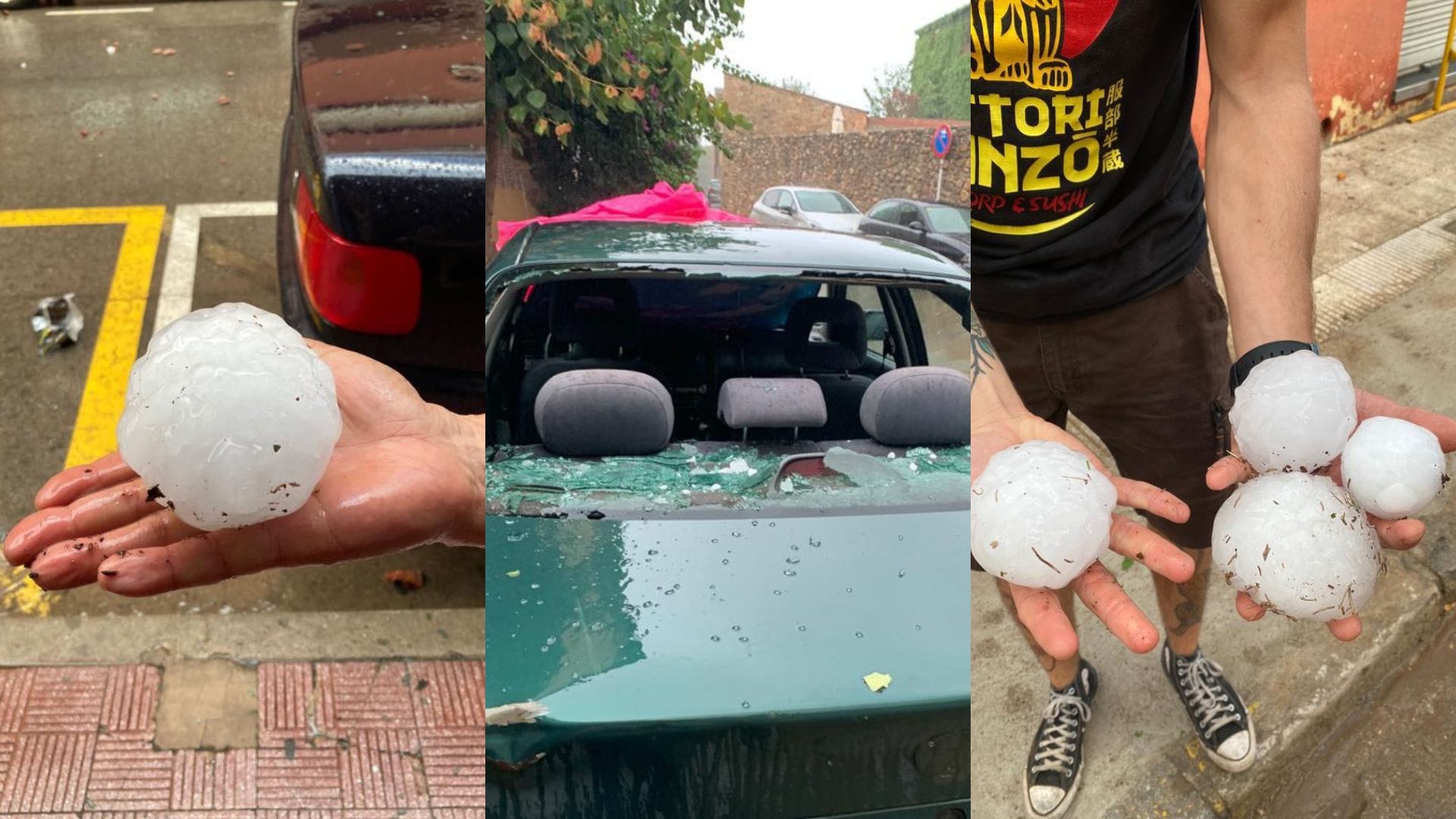 Niña de 20 meses murió por el golpe de un granizo gigante que cayó en su cabeza
