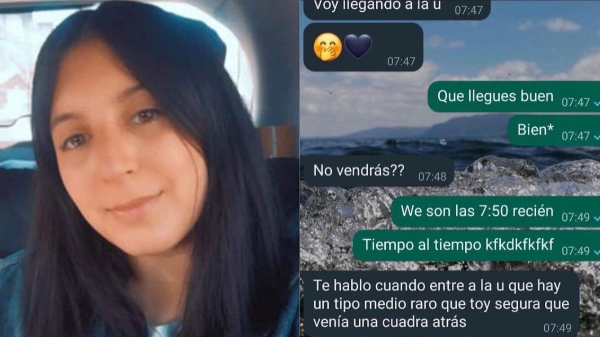 Encuentran a joven desaparecida en Temuco: Había alertado por WhatsApp que un hombre la seguía