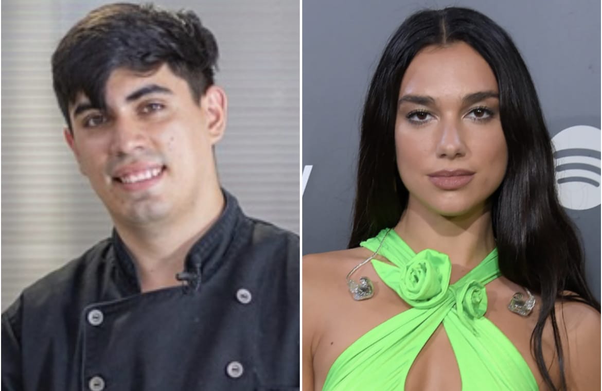 Faryd García contó que será el encargado de cocinarle a Dua Lipa