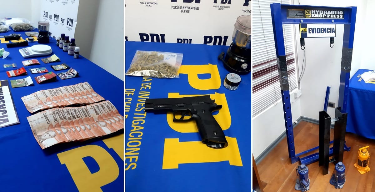 Cae “El Siberiano” y su clan familiar: Distribuían droga en tres comunas del Gran Concepción