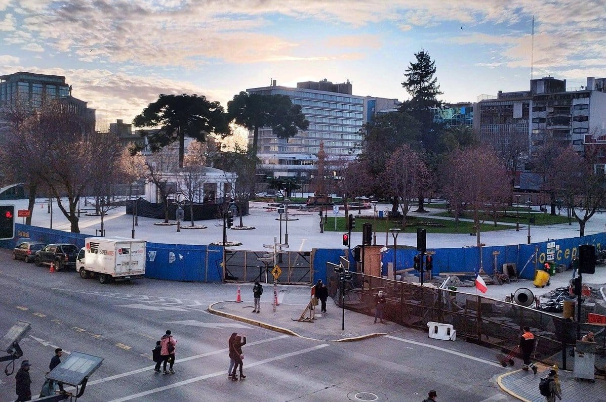 Plaza de la Independencia de Concepción tendrá resguardo de seguridad especial para jornada electoral