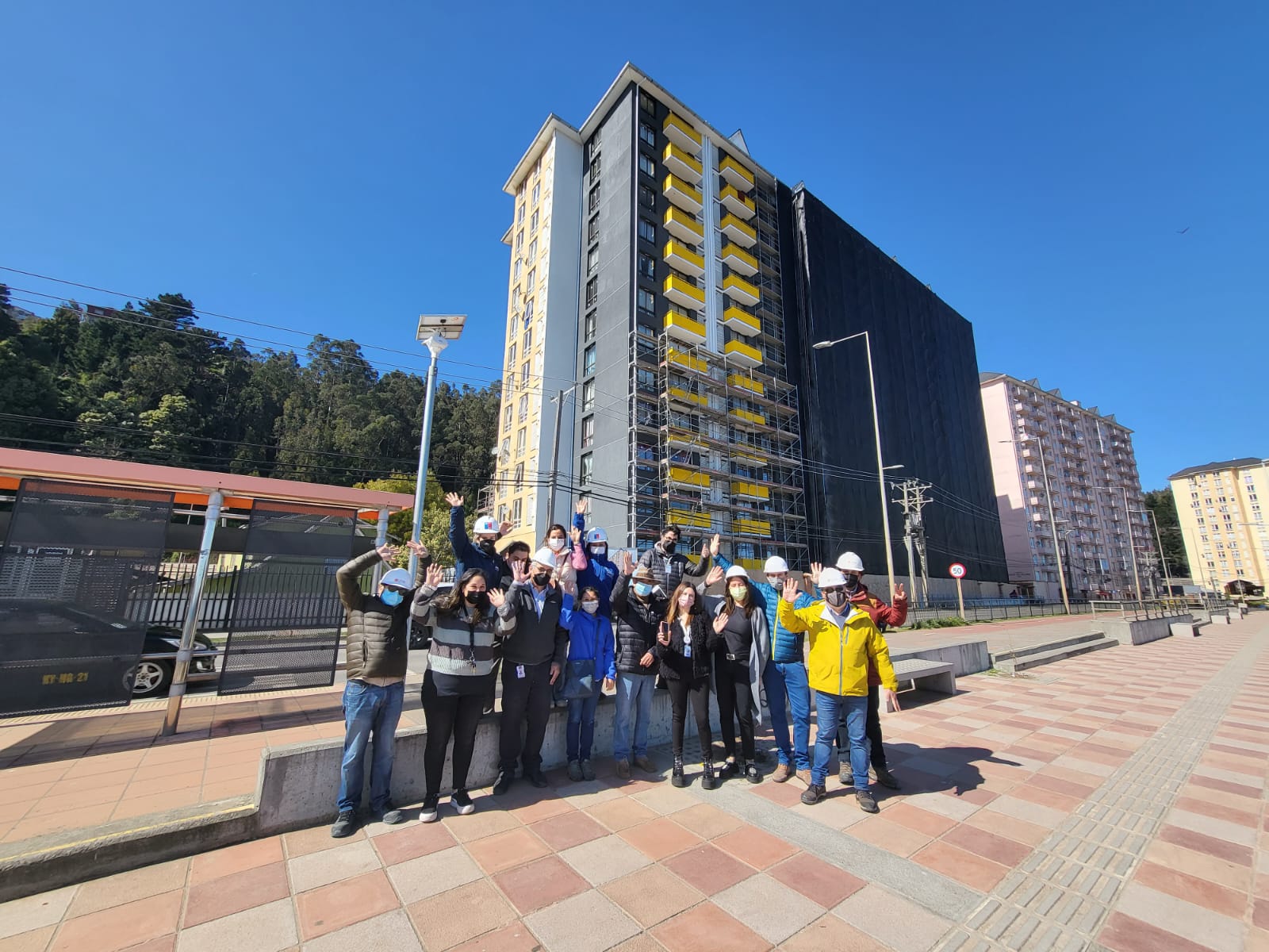Renuevan icónicos edificios del sector de Bellavista en Tomé