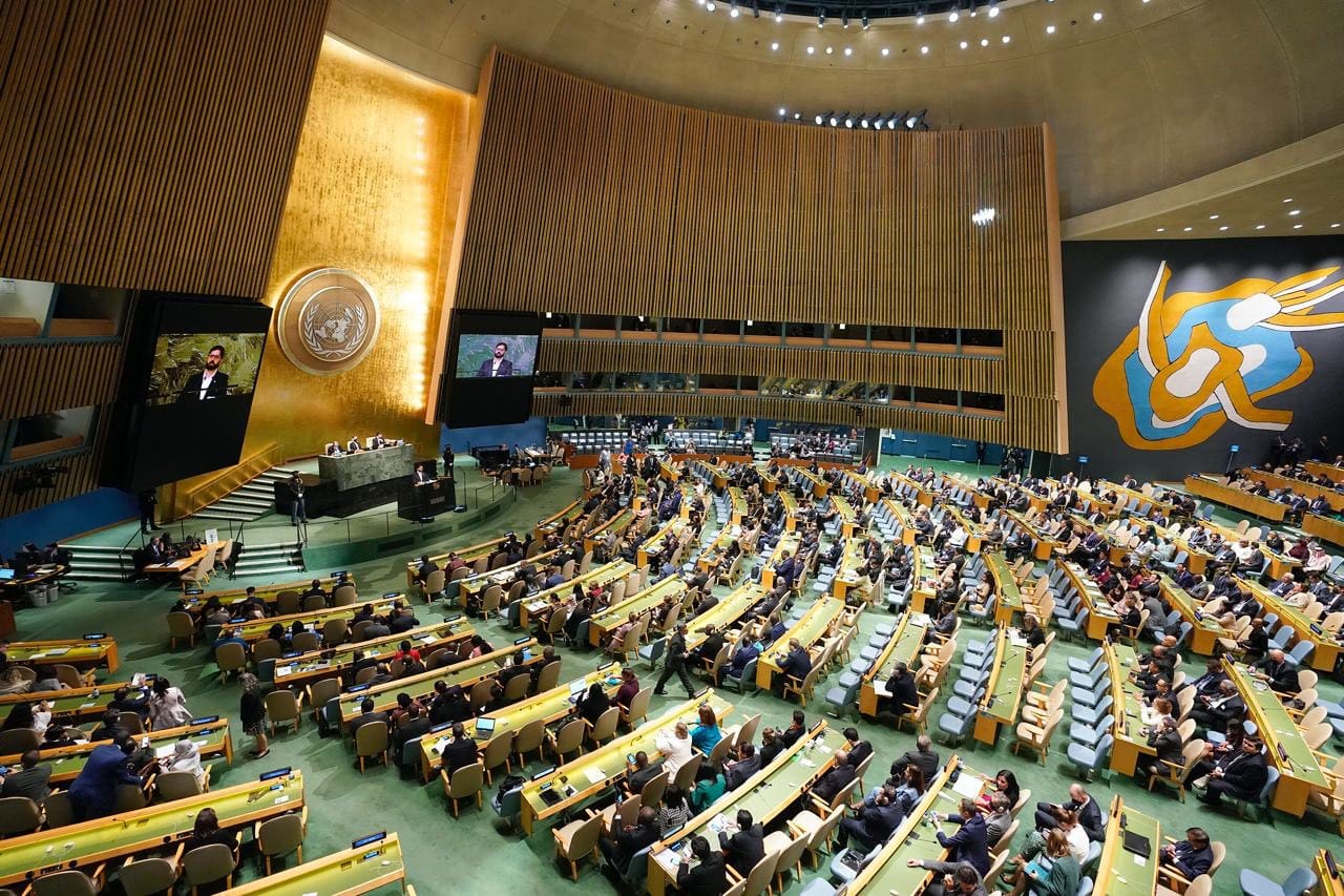 Presidente Boric pidió ante la ONU conducir a Palestina hacia “su propio Estado” y garantizar el “derecho de Israel a vivir en fronteras seguras”