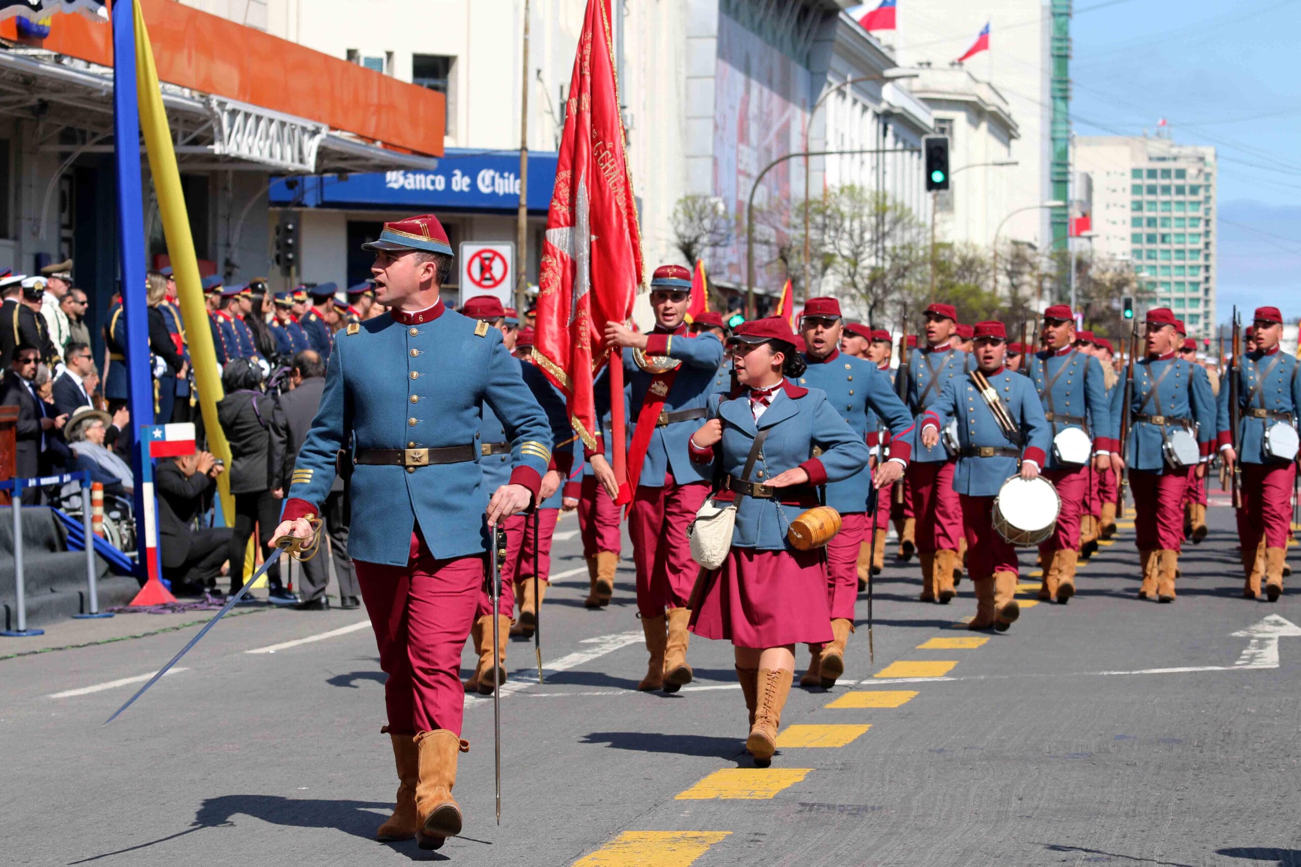 Este 18 vuelve presencial la Parada Militar en costanera frente al Teatro Regional de Concepción