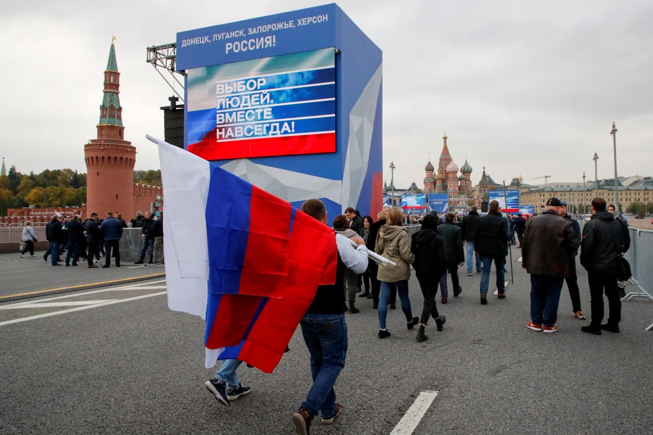 Putin celebra anexión de territorio ucraniano: “Rusia tiene cuatro nuevas regiones”