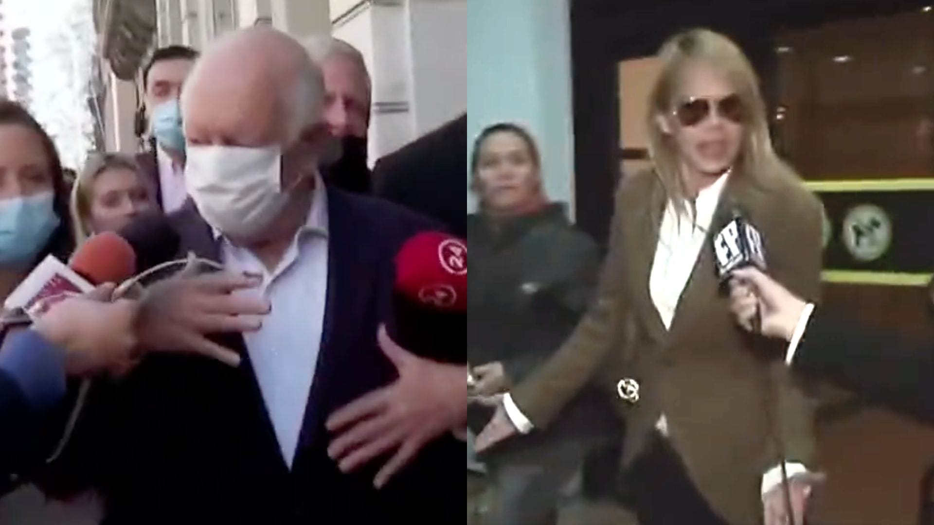 “¡Exijo respeto!”: Comparan a Ricardo Lagos con Cecilia Bolocco por su reacción tras votar en el plebiscito
