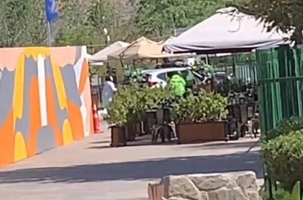 Delincuentes armados realizaron violento asalto a rostro cubierto en centro comercial