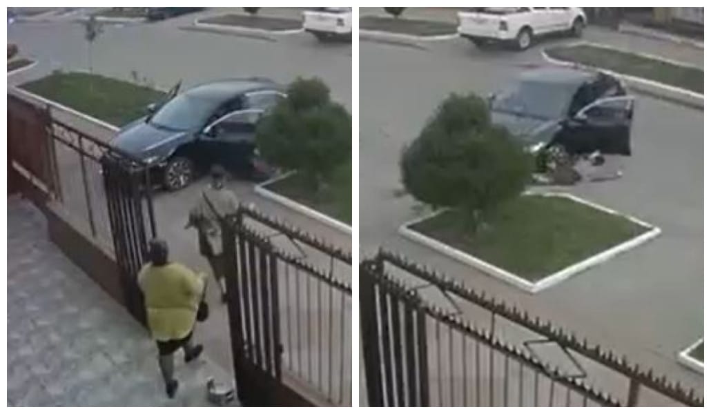Arrastran a mujer durante violento portonazo en Talcahuano: Víctimas son adultos mayores
