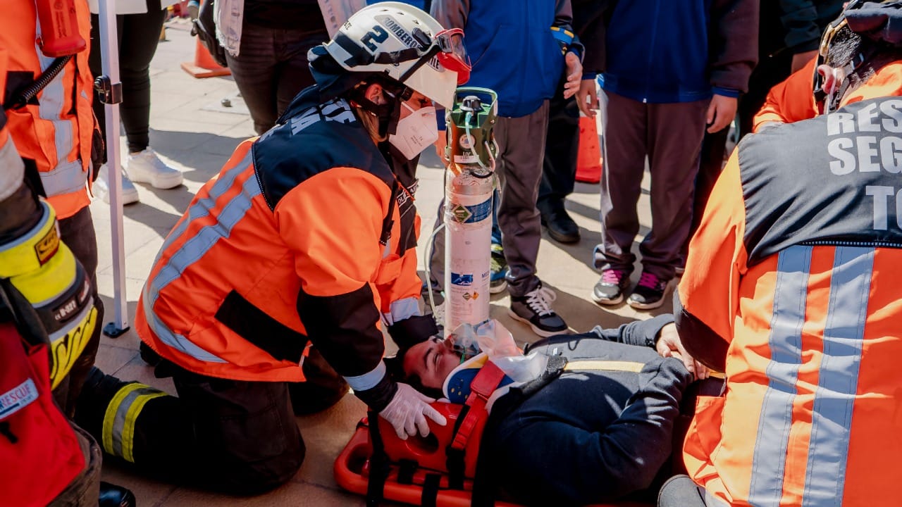 Realizan en Tomé Expo Protección Civil y Emergencias para educar sobre el riesgo de desastres