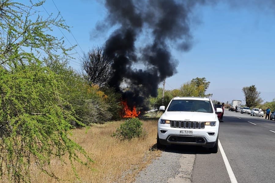 Dos personas terminaron heridas tras caída de avioneta