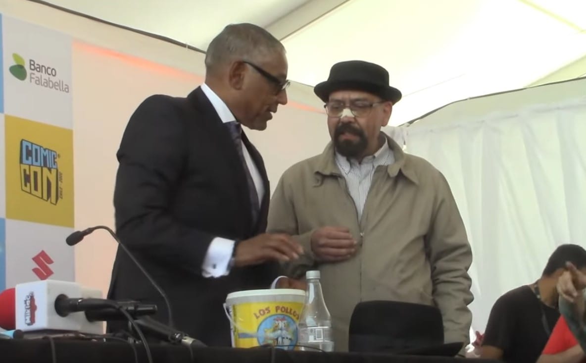Fanático se disfrazó de Walter White para sorprender a Giancarlo Esposito en Comic Con 2022