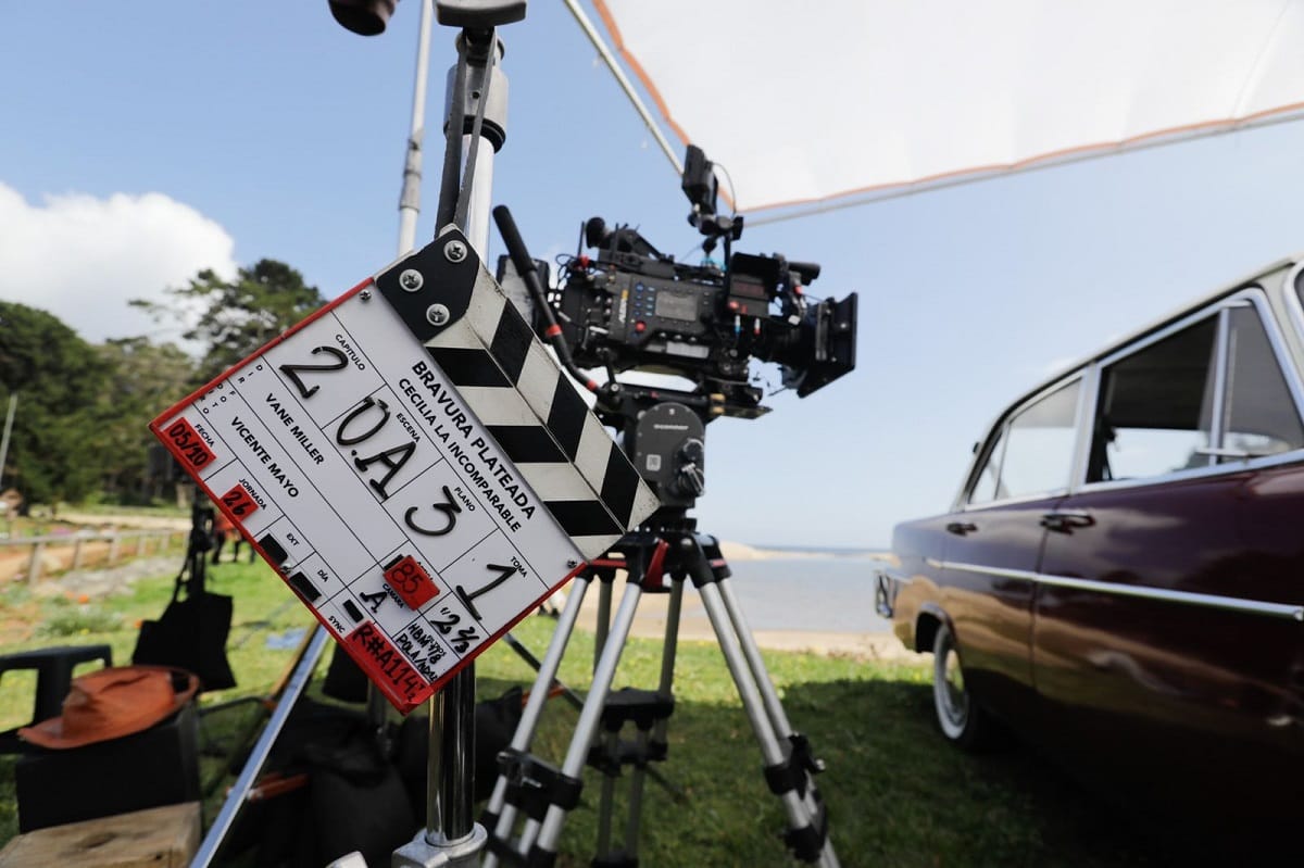 Continúa en Tomé el rodaje de la miniserie de TV sobre Cecilia: “Bravura plateada”